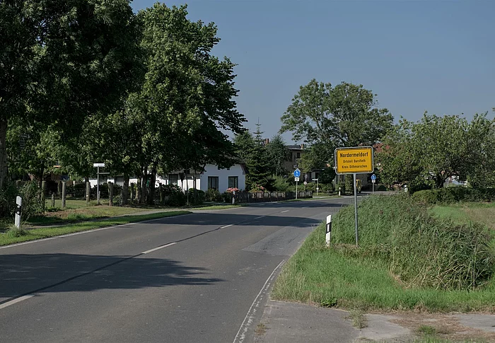 Ortsschild Nordermeldorf