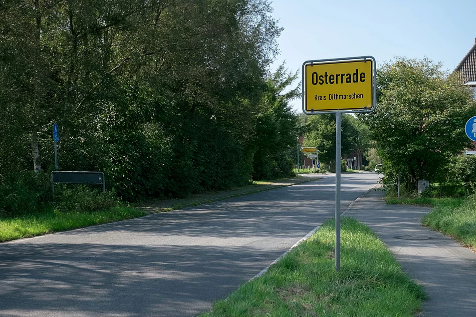 Ortsschild Osterrade Ortsschild Osterrade